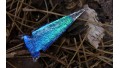 Aqua Blue Dichroic Glass Arrowhead SOLD